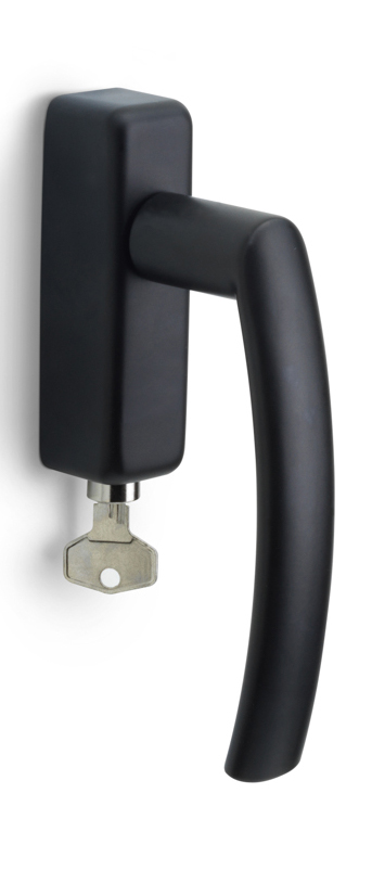 Formani BASICS LB14-DKLOCK-O draaikiepgarnituur afsluitbaar mat zwart rechtsdraaiend