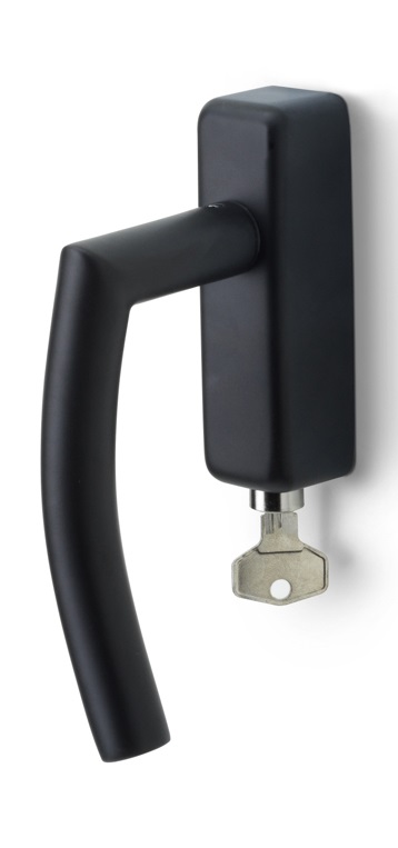 Formani BASICS LB4-DKLOCK-O draaikiepgarnituur afsluitbaar mat zwart rechtsdraaiend