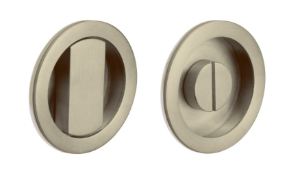Formani BASICS LB57S set inbouwkommen te verlijmen inclusief toiletstift PVD champagne