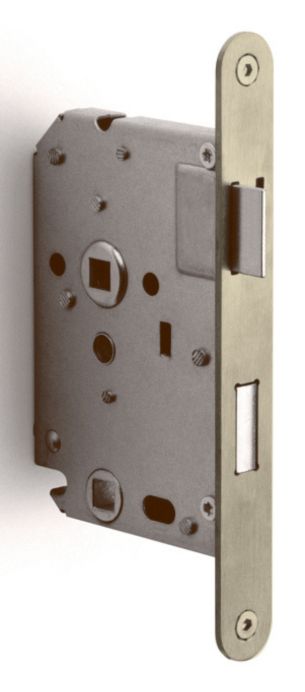 Formani BASICS LBLAW63X8 afgerond deurslot voor toilet PVD champagne
