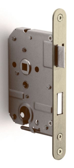 Formani BASICS LBLAY55 afgerond cilinderslot PVD champagne
