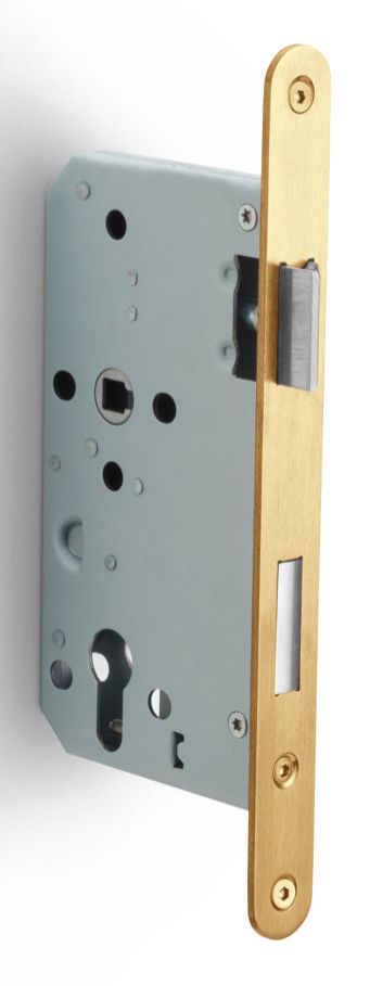 Formani BASICS LBLA60Y72 afgerond cilinderslot PVD mat goud