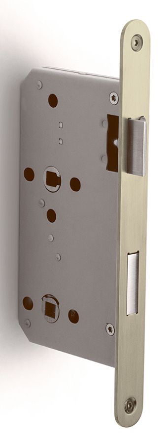 Formani BASICS LBLA60WC78 afgerond deurslot voor toilet PVD champagne