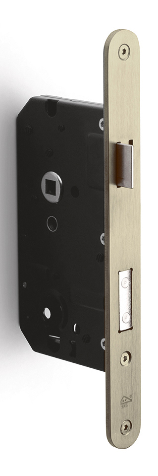 Formani BASICS LBLSAY72 afgerond veiligheidsslot voor buitendeuren met SKG keurmerk PVD champagne