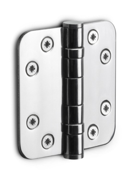 Formani BASICS LBSA7676 kogellagerscharnier afgeronde hoeken gepolijst roestvast staal