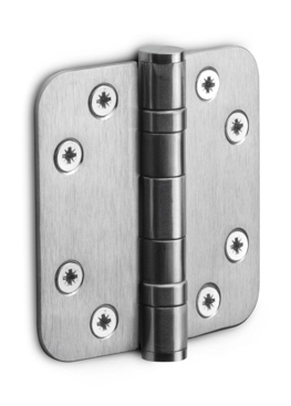 Formani BASICS LBSA7676 kogellagerscharnier afgeronde hoeken mat roestvast staal