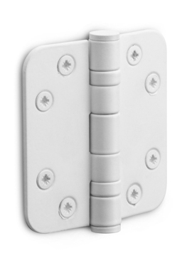 Formani BASICS LBSA7676 kogellagerscharnier afgeronde hoeken wit