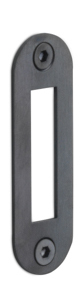 Formani BASICS LBSPAK sluitplaat afgerond PVD gunmetal / PVD mat zwart