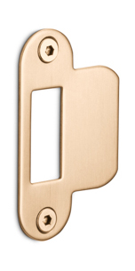 Formani BASICS LBSPASFC sluitplaat afgerond PVD licht brons