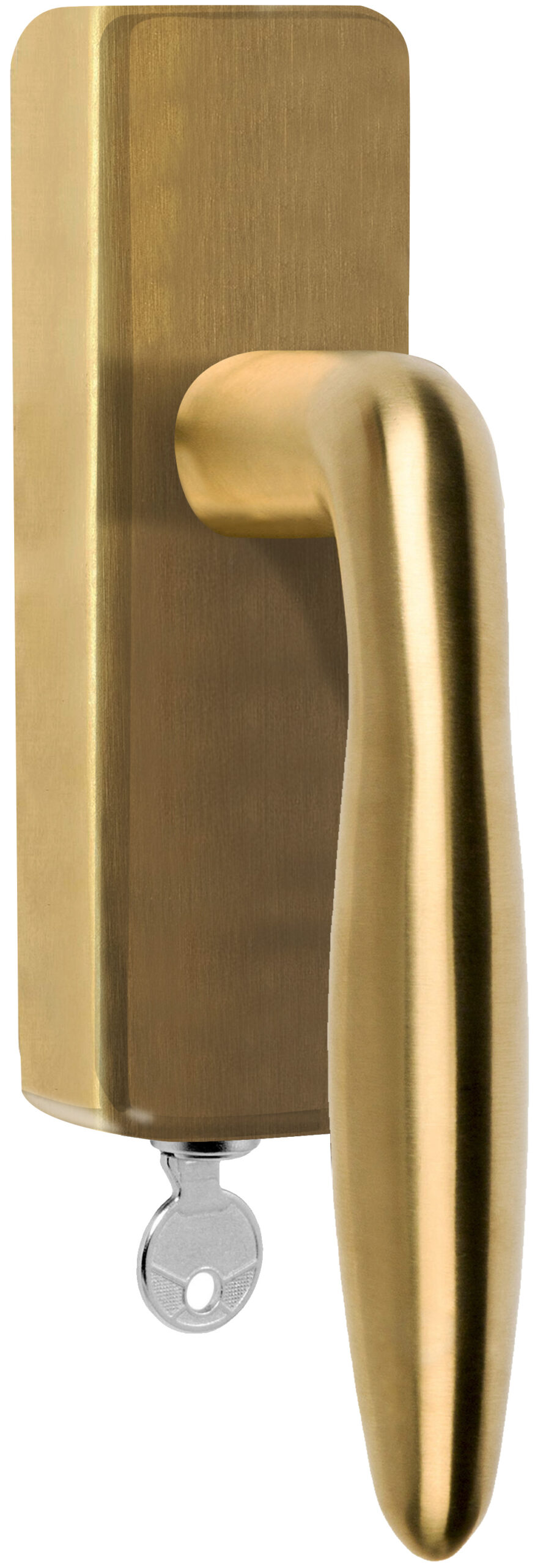 Formani BASICS LB18H-DKLOCK-O draaikiepgarnituur afsluitbaar PVD mat goud rechts/links