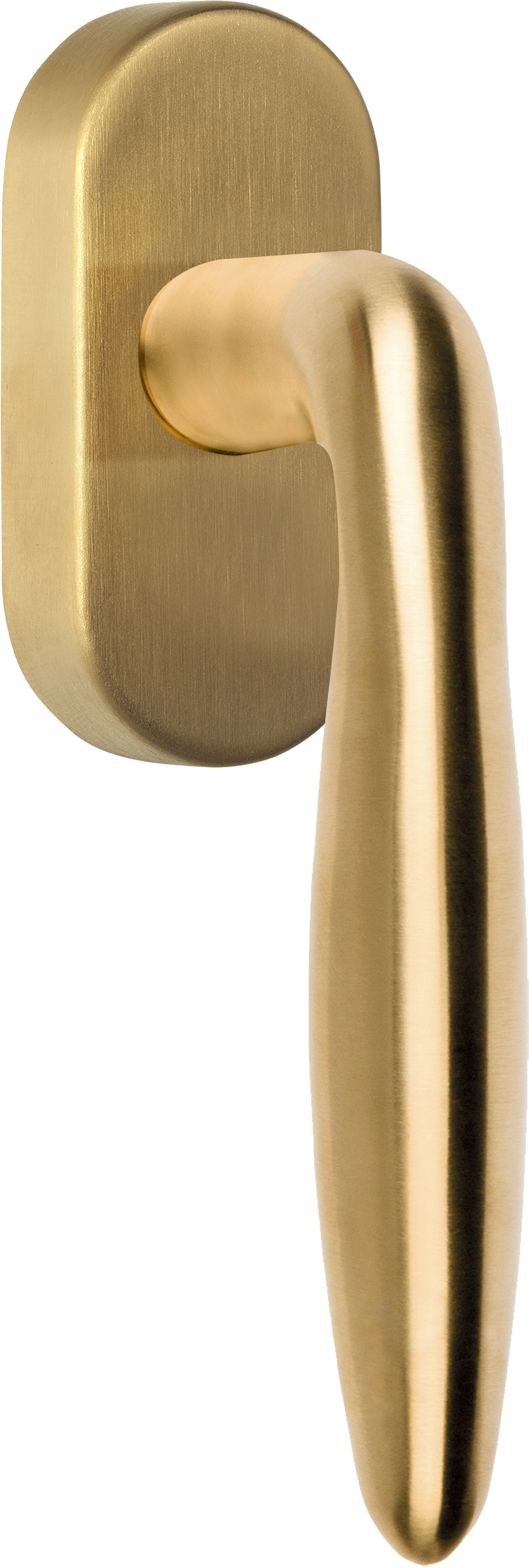Formani BASICS LB18H-DK-O draaikiepgarnituur niet afsluitbaar PVD mat goud rechts/links