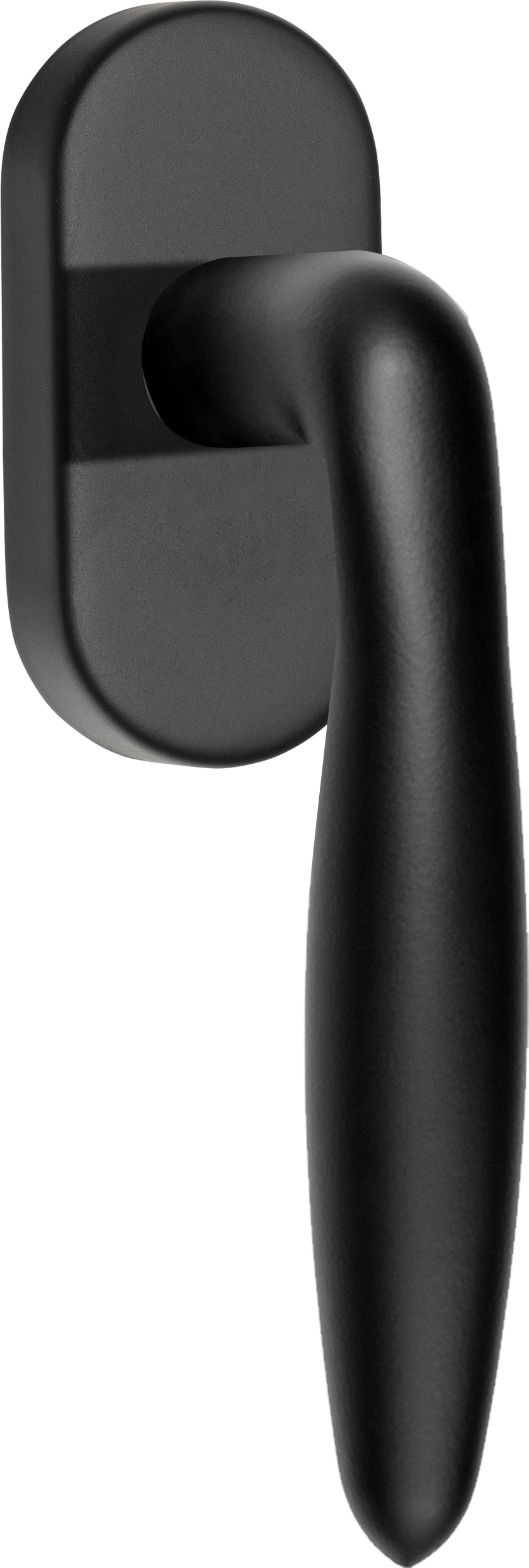Formani BASICS LB18H-DK-O draaikiepgarnituur niet afsluitbaar mat zwart rechts/links