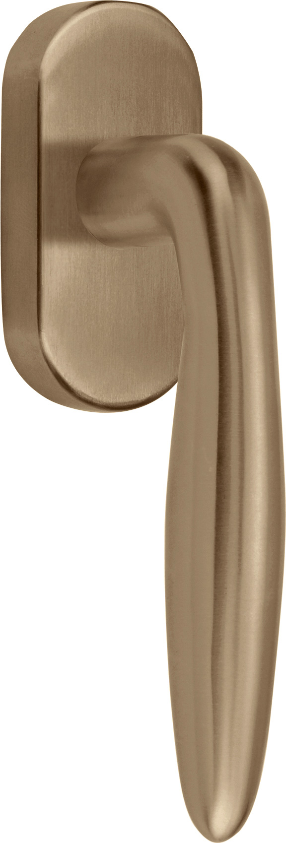 Formani BASICS LB18H-DK-O draaikiepgarnituur niet afsluitbaar PVD champagne rechts/links