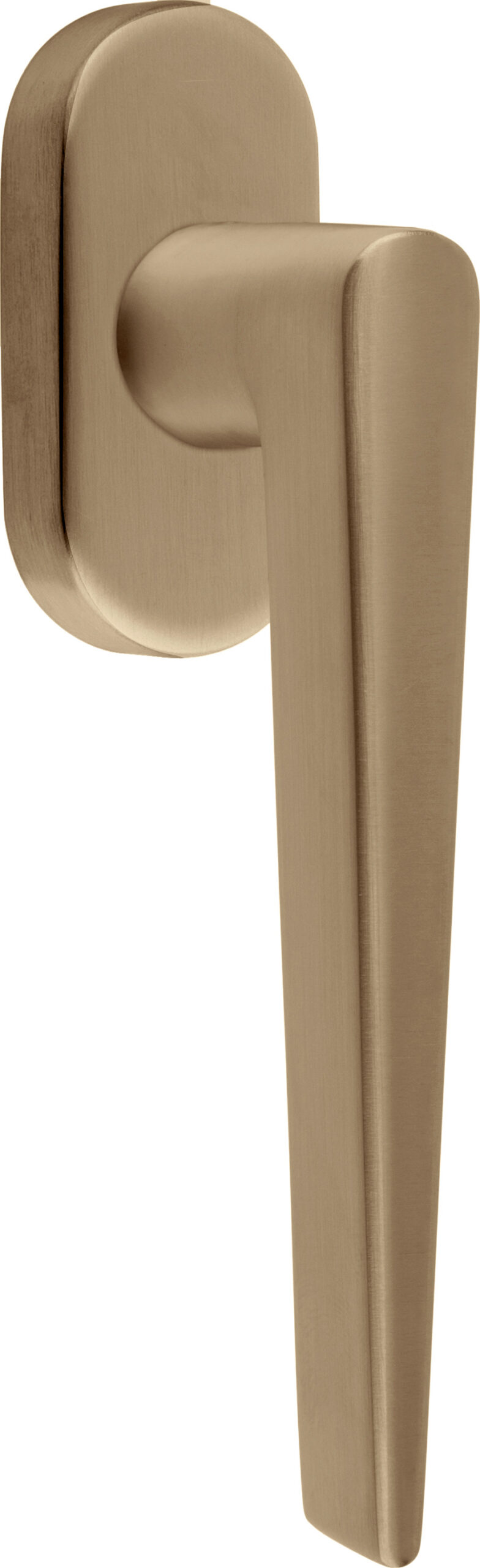 Formani BASICS LB21H-DK-O draaikiepgarnituur niet afsluitbaar PVD champagne rechts/links