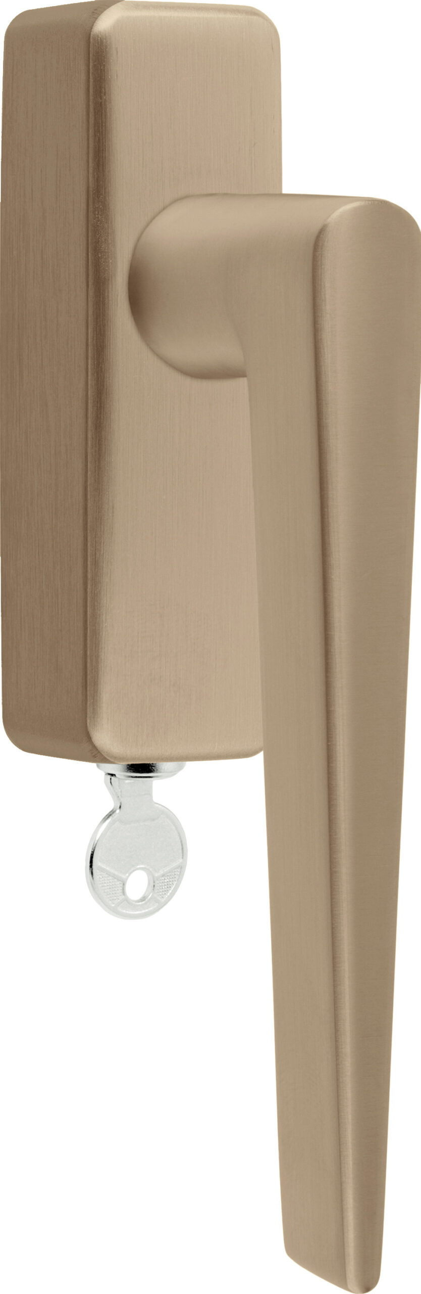 Formani BASICS LB21H-DKLOCK-O draaikiepgarnituur afsluitbaar PVD champagne rechts/links