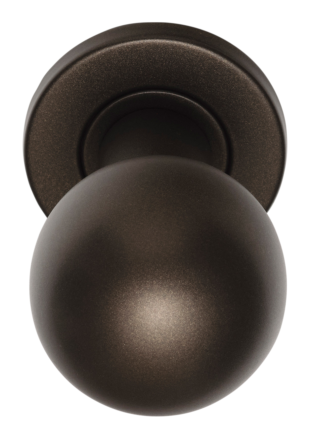 Formani BASICS LB501D voordeurknop draaibaar op rozet brons
