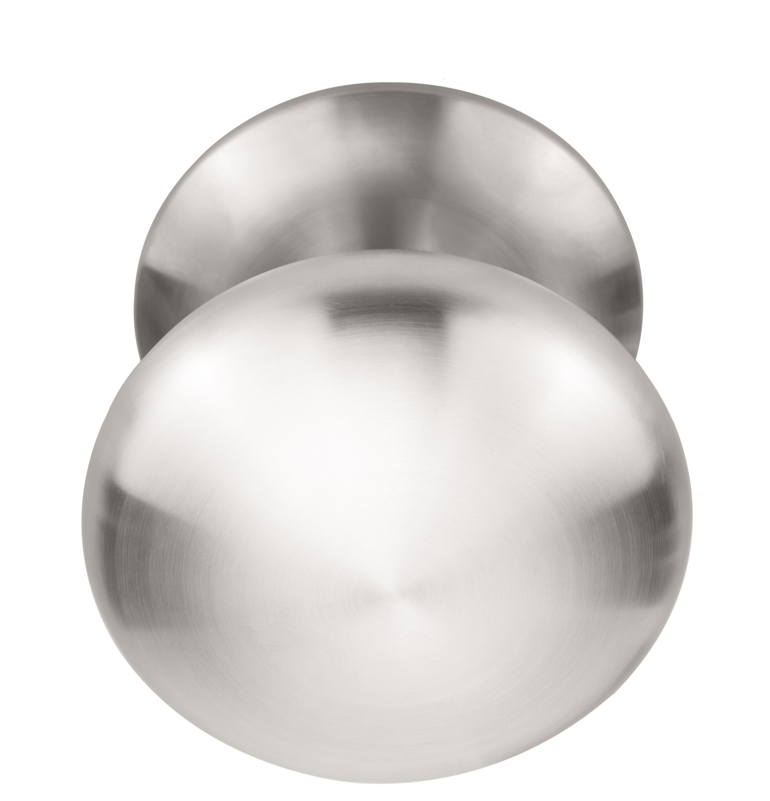 Formani BASICS LB65V voordeurknop vast op rozet PVD mat roestvast staal