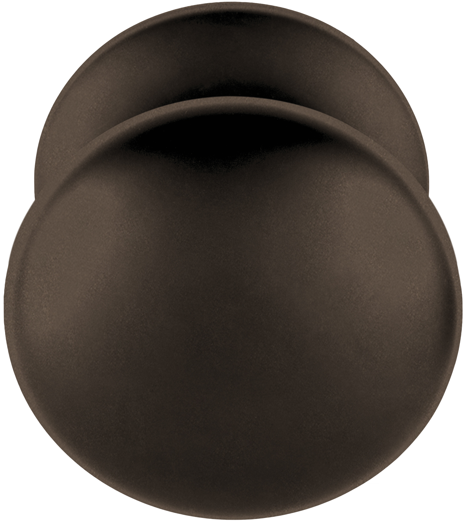 Formani BASICS LB65V voordeurknop vast op rozet brons