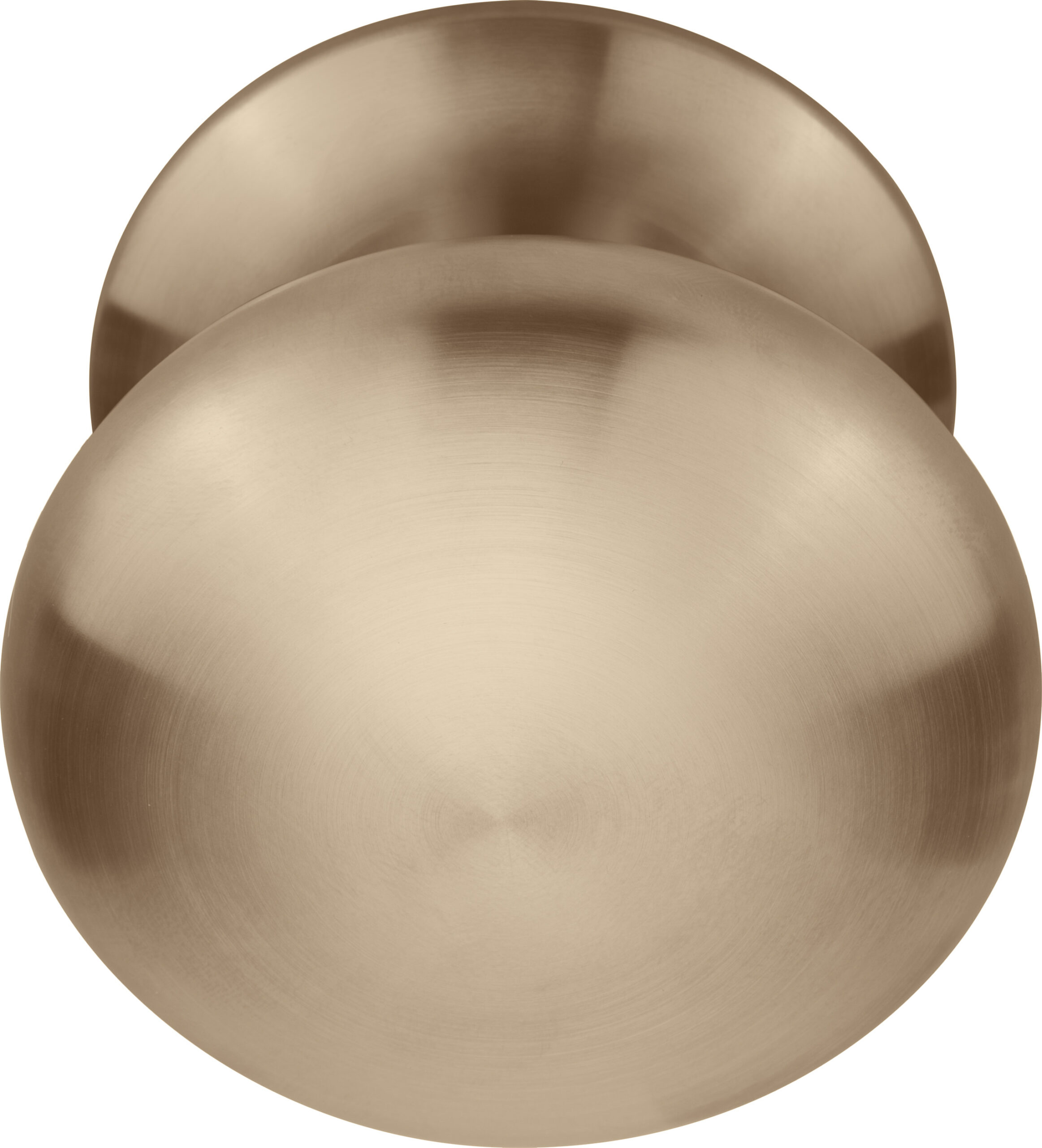 Formani BASICS LB65V voordeurknop vast op rozet PVD licht brons