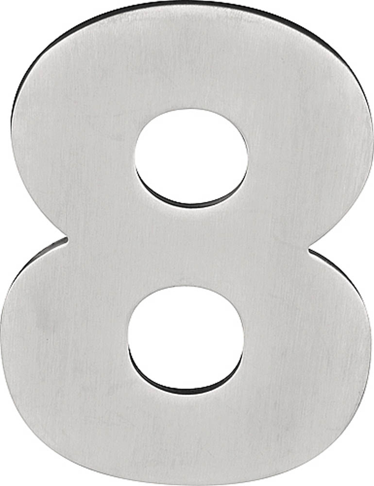 Formani BASICS LBHN100-8 huisnummer met blinde bevestiging en afstandshouders brons