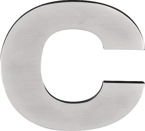 Formani BASICS LBHN100-C huisletter met blinde bevestiging en afstandshouders brons
