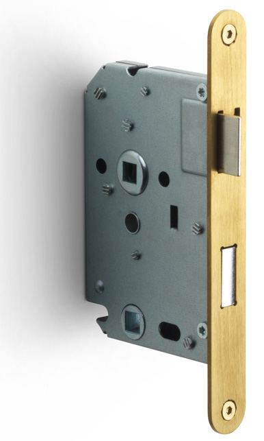 Formani BASICS LBLAW63X8 afgerond deurslot voor toilet PVD mat goud