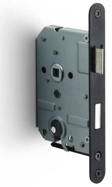 Formani BASICS LBLAY55 afgerond cilinderslot PVD gunmetal / PVD mat zwart