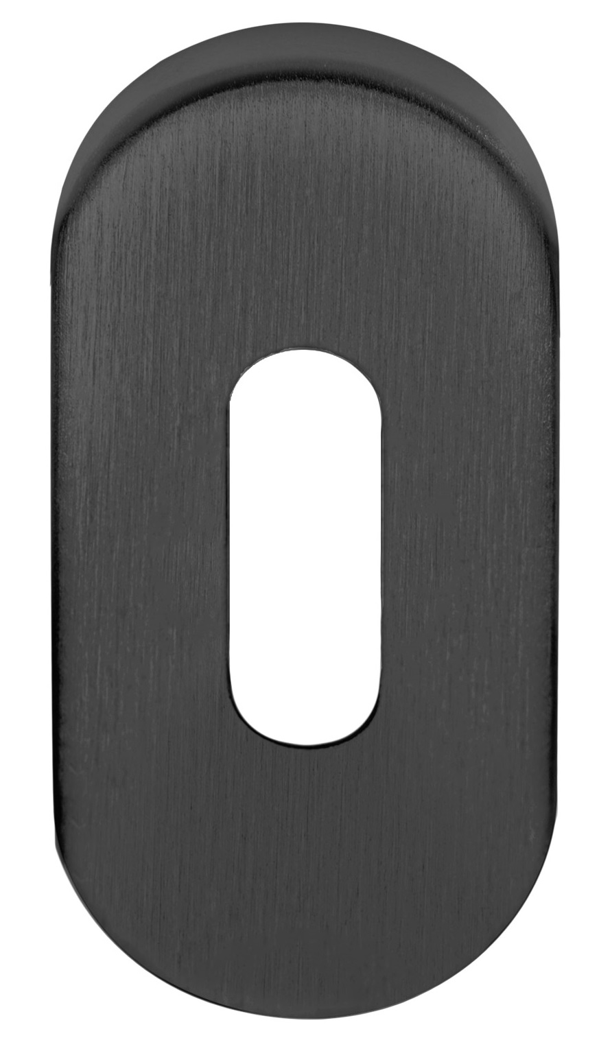 Formani BASICS LBN32 sleutelplaatje ovaal PVD gunmetal