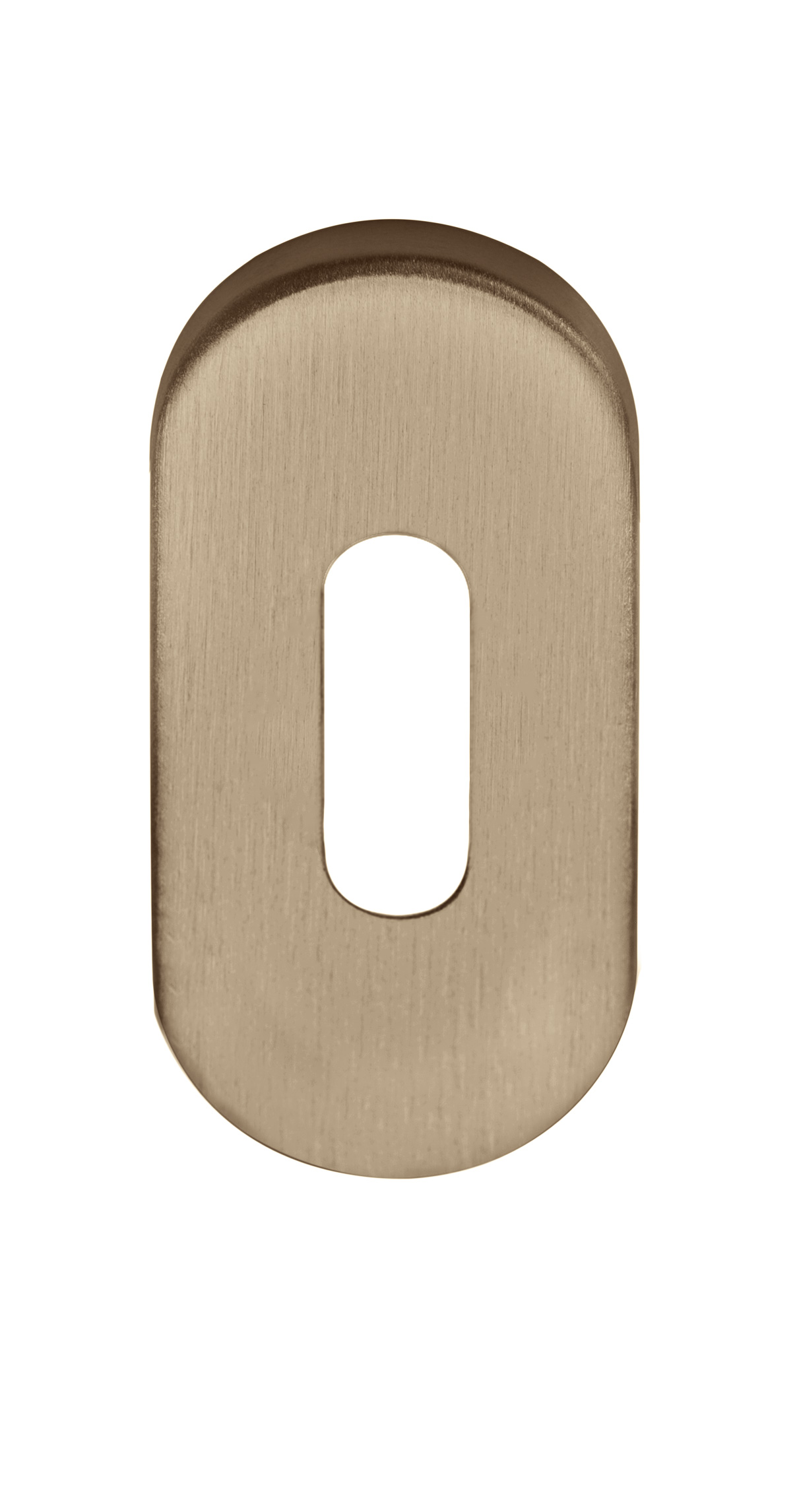 Formani BASICS LBN32 sleutelplaatje ovaal PVD licht brons
