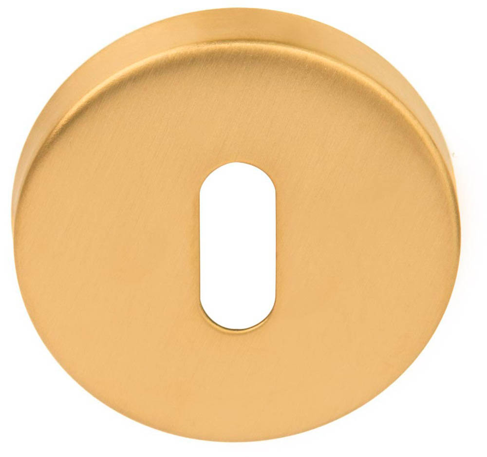 Formani BASICS LBN50D sleutelplaatje rond PVD mat goud