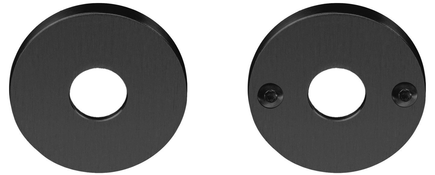 Formani BASICS LBR50EN #Patentbouten M4X110 tb PB krukken zwart PVD mat zwart