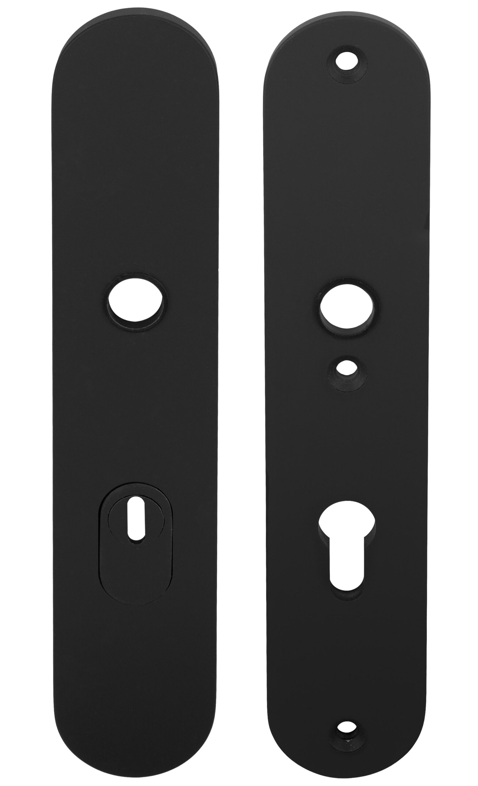 Formani BASICS LBSM-50KT Y55 massieve veiligheidsschilden met kerntrekbeveiliging kruk/kruk SKG*** PC55 mat zwart