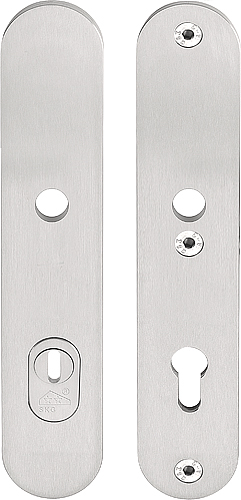 Formani BASICS LBSM-50KT Y55 massieve veiligheidsschilden met kerntrekbeveiliging kruk/kruk SKG*** PC55 PVD mat zwart
