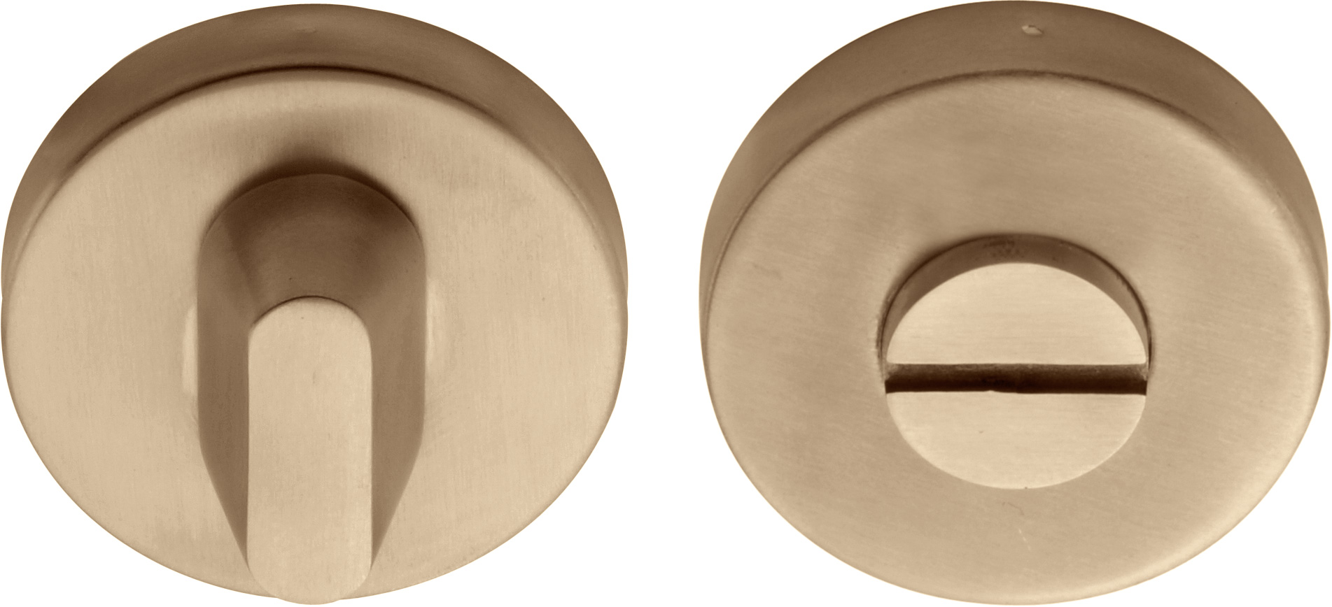 Formani BASICS LBWC50D-ZI toiletgarnituur inclusief Q5/6/7/8 toiletstift zonder indicator PVD licht brons