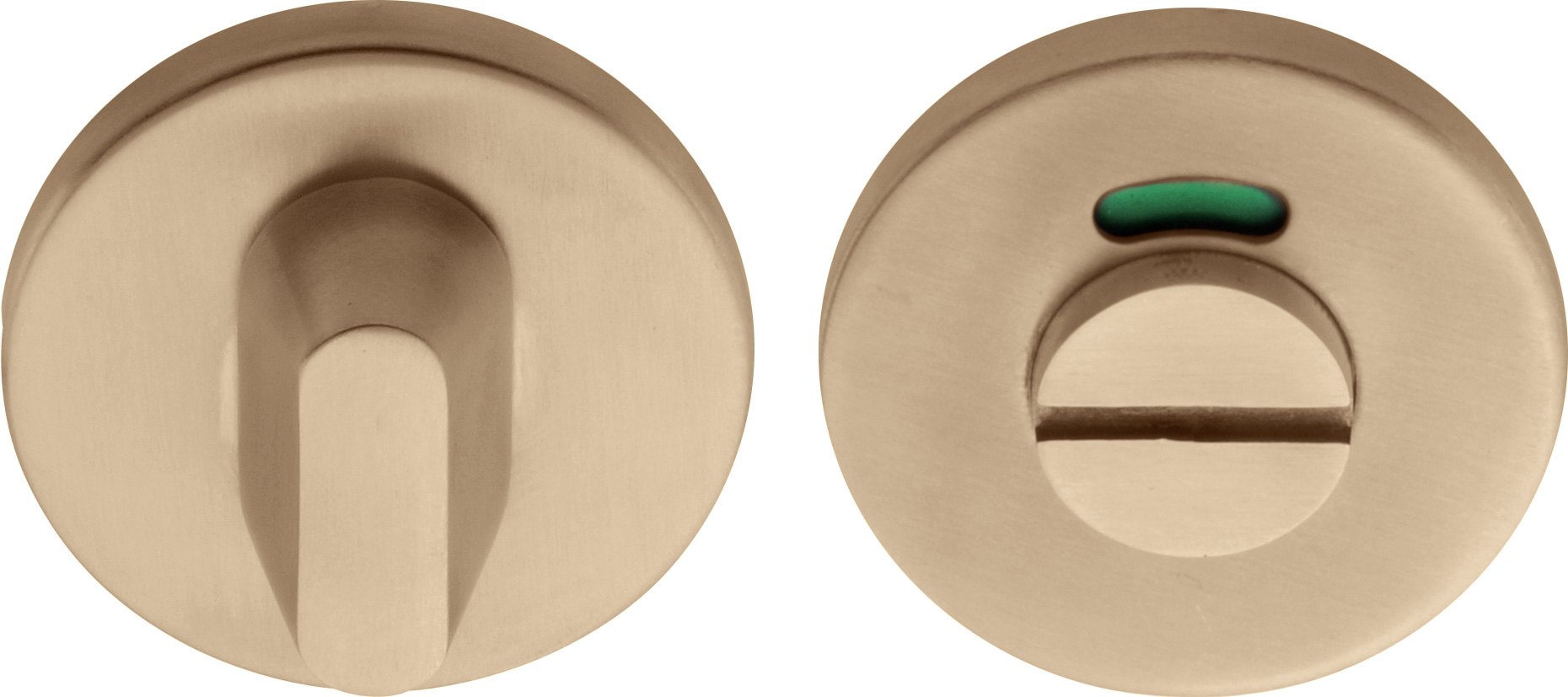 Formani BASICS LBWC50 toiletgarnituur inclusief Q5/6/7/8 toiletstift PVD licht brons