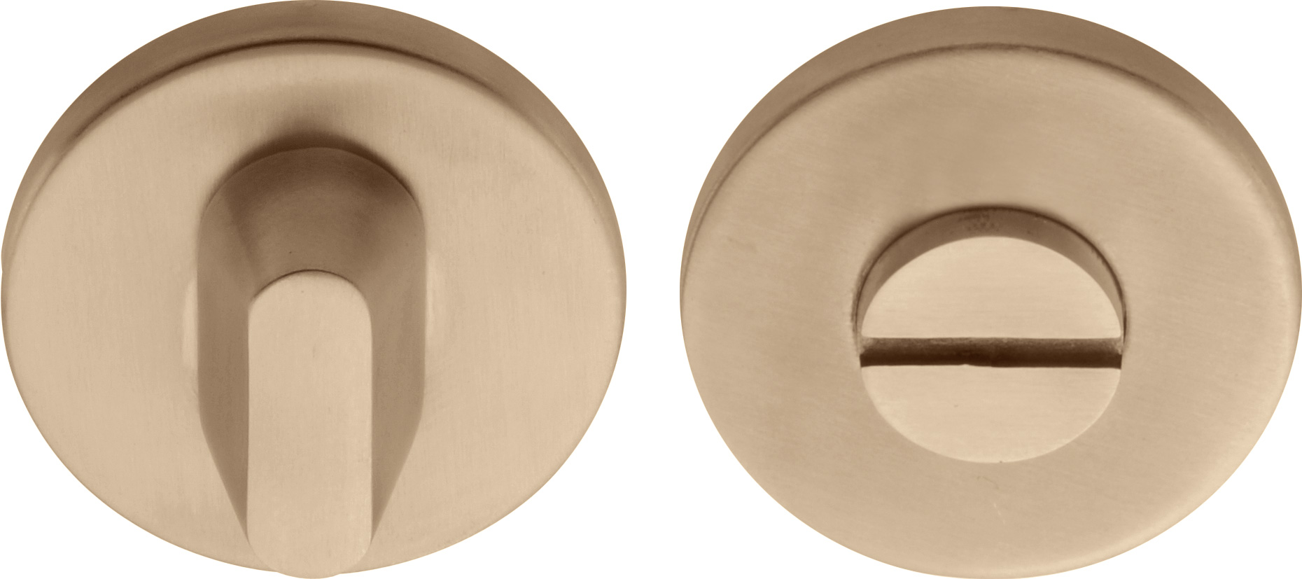 Formani BASICS LBWC50-ZI toiletgarnituur inclusief Q5/6/7/8 toiletstift zonder indicator PVD licht brons