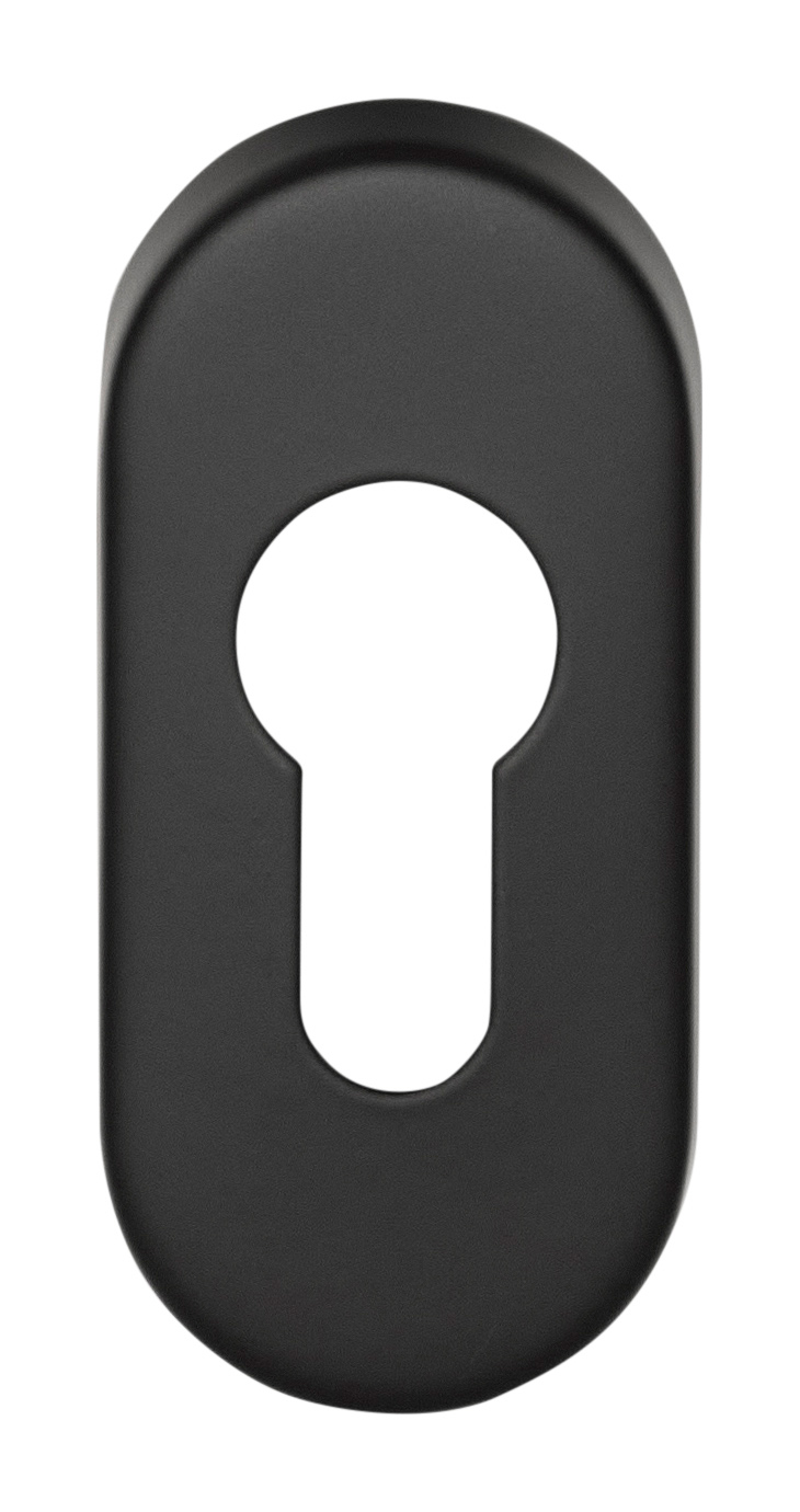 Formani BASICS LBY32 cilinderplaatje ovaal mat zwart
