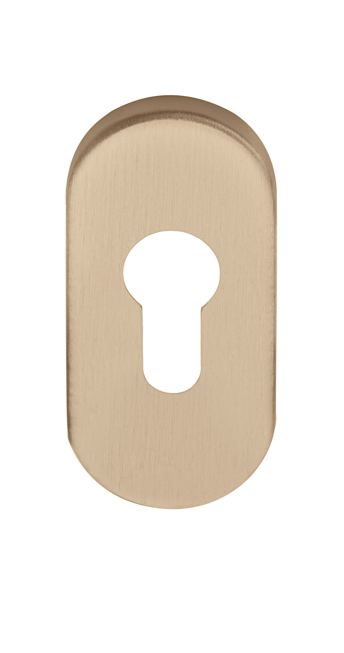 Formani BASICS LBY32 cilinderplaatje ovaal PVD licht brons
