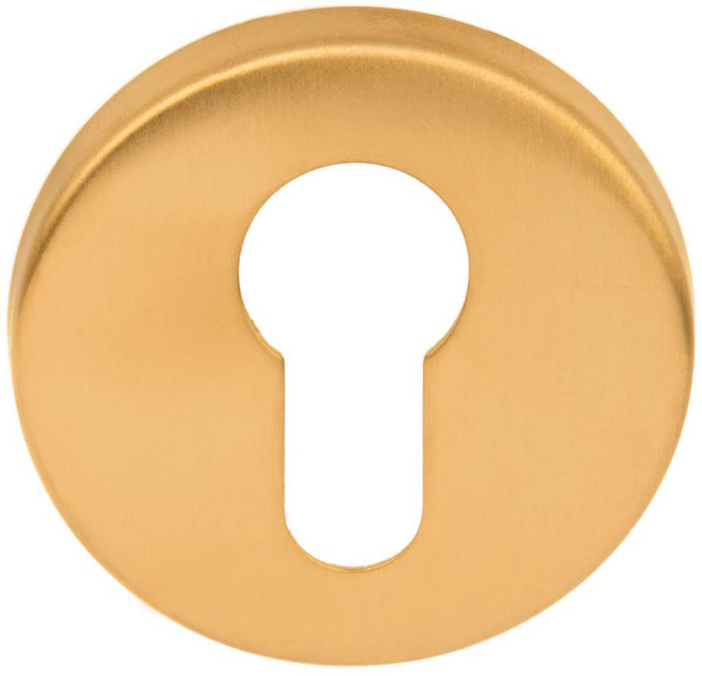Formani BASICS LBY50 cilinderplaatje rond PVD mat goud