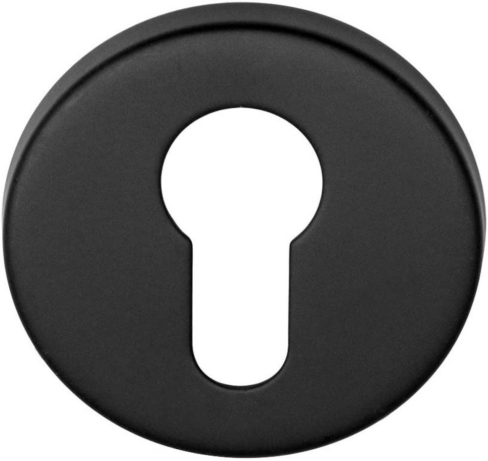 Formani BASICS LBY50 cilinderplaatje rond mat zwart