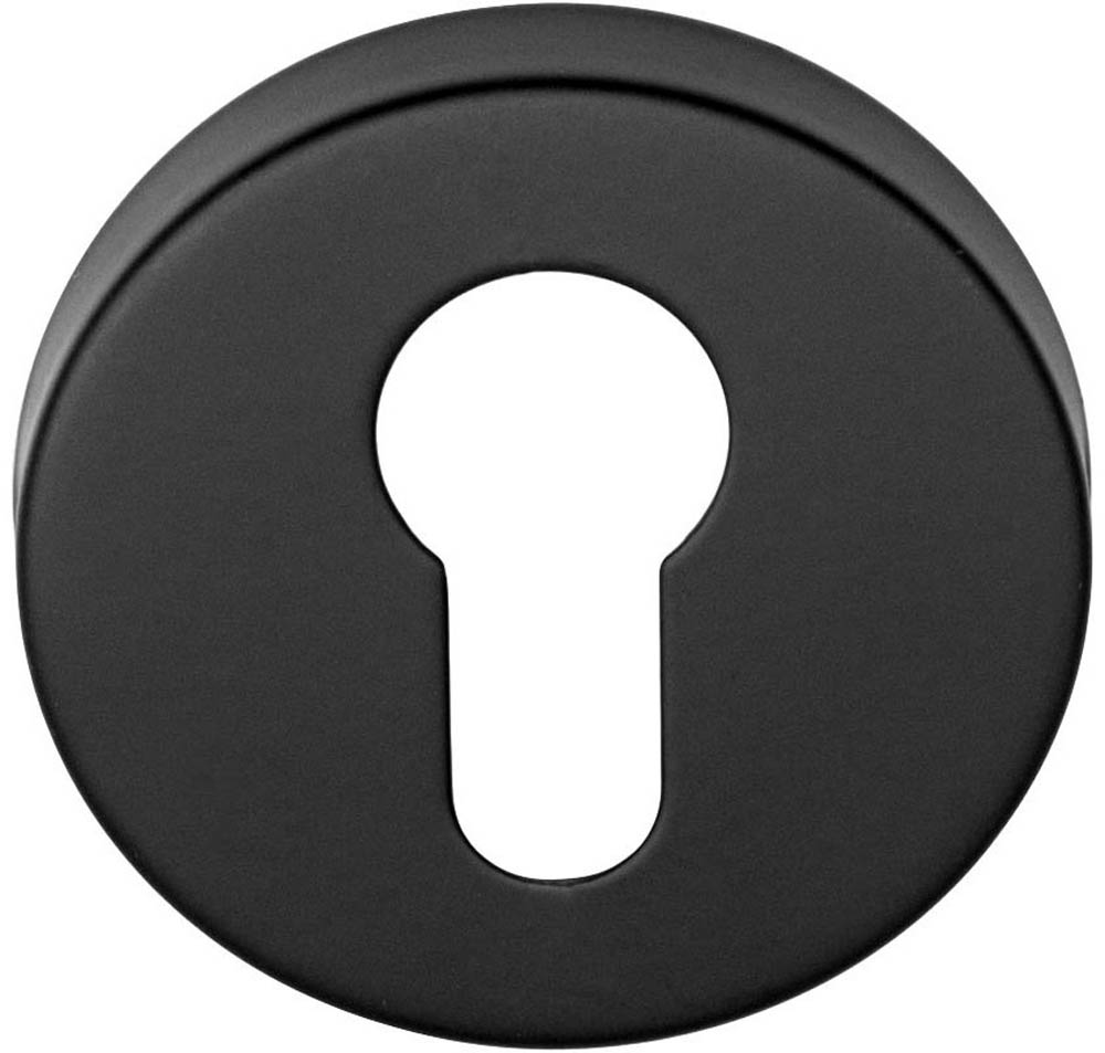 Formani BASICS LBY50D cilinderplaatje rond mat zwart