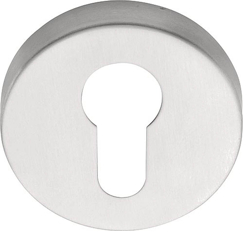 Formani BASICS LBY50D cilinderplaatje rond mat roestvast staal