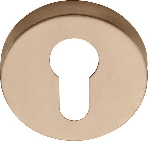 Formani BASICS LBY50D cilinderplaatje rond PVD licht brons
