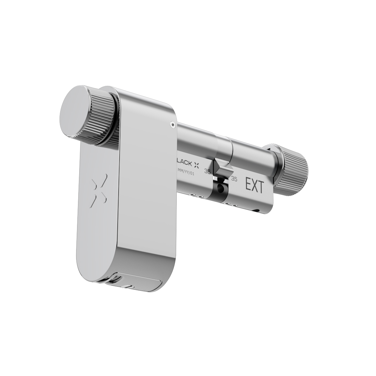 Intersteel Black X Smart Lock 35/35mm - 45/45mm chroom