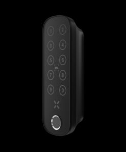 Intersteel Black X codepaneel met vingerprint ovaal 138x42mm zwart - Afbeelding 2