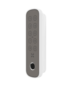 Intersteel Black X codepaneel met vingerprint ovaal 138x42mm wit - Afbeelding 2