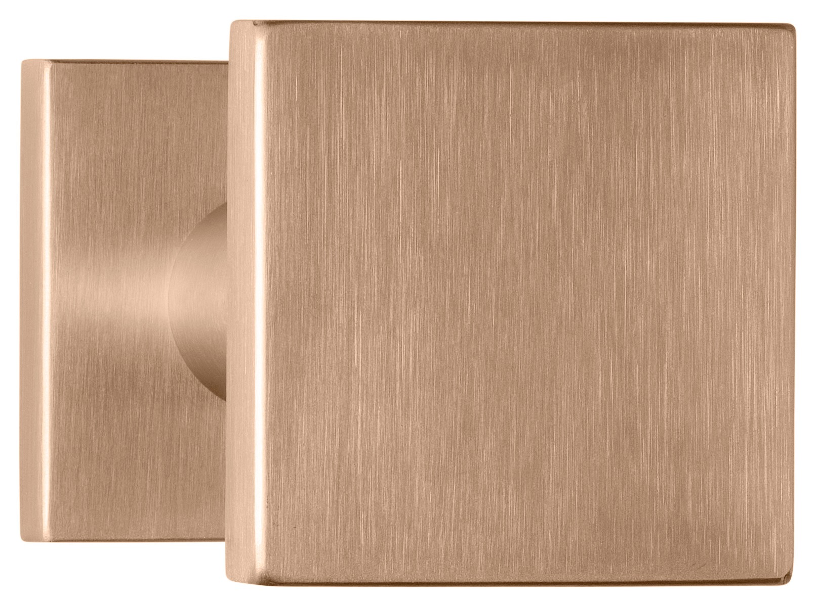 Formani BASICS BSQ60V voordeurknop vast op rozet PVD champagne
